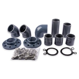 kit raccord union vanne multivoies MALAGA 3"