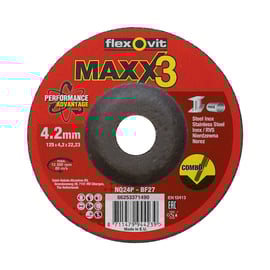 Meule à ébarber MAXX 3 ACIER/INOX