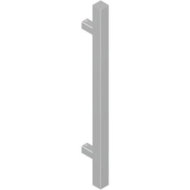 Poignée de tirage simple inox CUBA CDS DS8068 longueur 650 mm