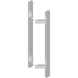 Poignée de tirage double inox CUBA RID DS8063 longueur 650 mm
