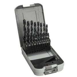 Coffret de 19 forets à métaux DCA810U HSS - Plage de diamètres 1 à 10 mm