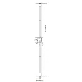 Serrure en applique 3 points verticale à fouillot SL88730