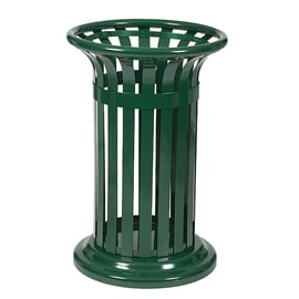 Corbeille à poser TULIPE - 60 L - vert mousse RAL 6005