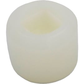 Embout blanc en plastique pour massette - 35 mm