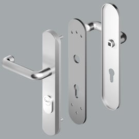 Ensemble de sécurité sur grande plaque BLINDOMAX à béquille double