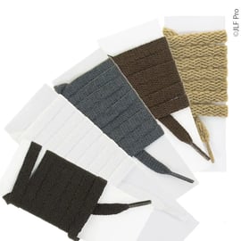 Lacet polyester plat (x100 paires) - 0,9 m - noir