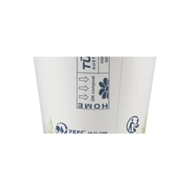 Gobelet en carton recyclable blanc 280 mL (sachet de 60 pièces)