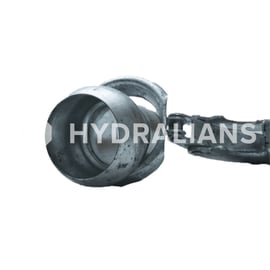 Raccord HR type BAUER mâle x fileté + collier S2