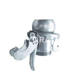 Raccord HR type BAUER mâle x fileté + collier S2