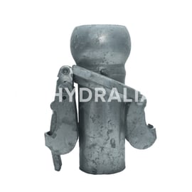 Raccord HR type BAUER mâle long avec collier S2 galva