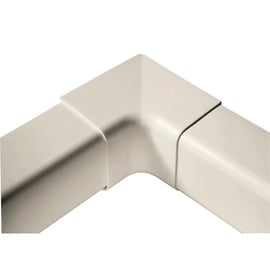 Goulotte d'angle interne blanc pur