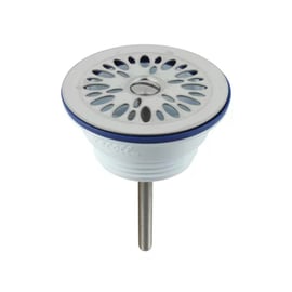 Bonde de lavabo à joint intégré à grille L263 - Diamètre : 63 mm