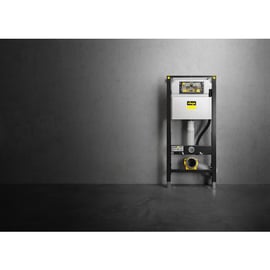 Bâti-support PREVISTA complet avec plaque de commande - autoportant - 112 cm