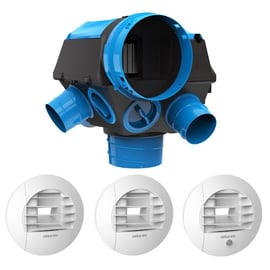 Kit VMC simple flux HYGROCOSY BC2 - Nombre de bouches : 3