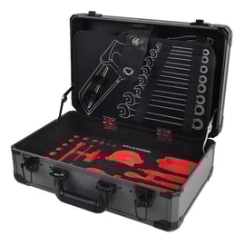 Mallette aluminium vide pour 112 outils