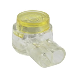 Connecteur étanche basse tension 2 entrées - Section de fil : 0,4 - 0,65 mm²