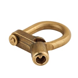 Cadenas d'artillerie à talon droit à anse laiton pour clé triangle