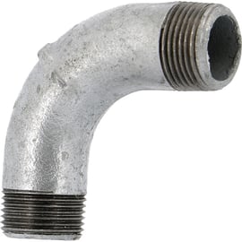 Courbe 90° MALE GRAND RAYON 3 GALVA