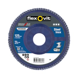 Disque à lamelles plat Speedoflex - diamètre 125 mm - Grain 40