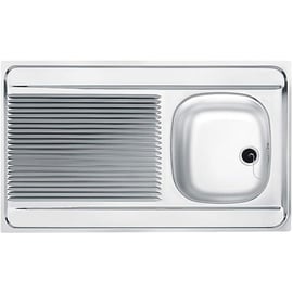 Évier de cuisine inox à poser MAN 711 - 1000 mm