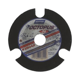 Meule à ébarber pour meuleuse d'angle OCTOPUS - 125 x 4 x 22,23 mm - Grain 60