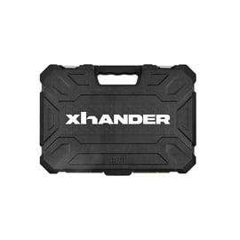 Coffret de douilles 1/2" et 1/4" avec embouts de serrage - 56 pièces