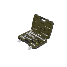 Coffret de douilles 1/2" et 1/4" avec cliquets - 30 pièces