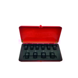 Coffret de douilles à impact 1/2" - 10 pièces - 6 pans