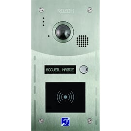 Interphone vidéo R501-005 1 bouton carte relais et module GSM