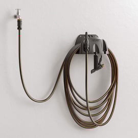 Support mural plastique pour tuyau d'arrosage