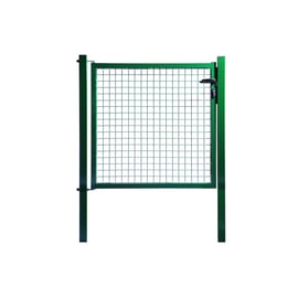 Portillon grillagé 1 vantail vert