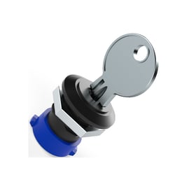 Serrure à clé en métal