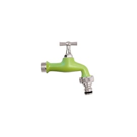 Robinet de jardin vert kaki 1/2"