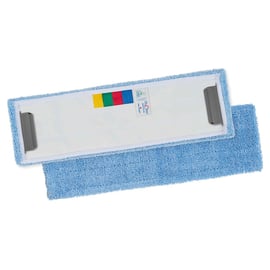 Frange de lavage à micro-languettes GLOBO MICRO-ACTIVA - 46 x 15 cm - bleu