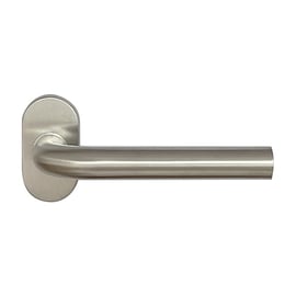 Béquille double sur rosace HUDSON 791 inox - 38  à 43 mm - bec de cane