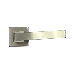 Béquille double sur rosace HUDSON 893 inox - 38 à 43 mm - bec de cane