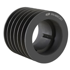 Poulie trapézoidale moyeu amovible 6 gorges