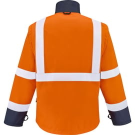 Blouson haute-visibilité 2 en 1 SIRIUS EVO orange / marine