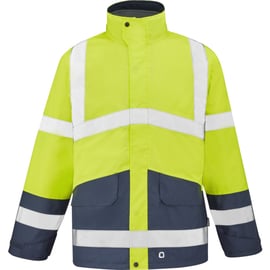 Parka haute-visibilité 4 en 1 SIRIUS EVO jaune / marine