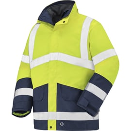 Parka haute-visibilité 4 en 1 SIRIUS EVO jaune / marine