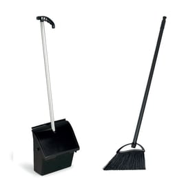 Ensemble pelle à couvercle et balai JOBBY - noir