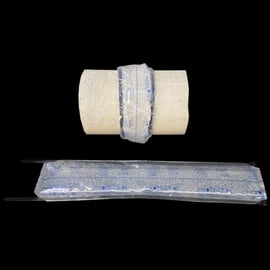 Gaine de gel de rétention pour découpe de canalisation