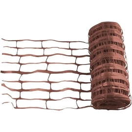 Grillage avertisseur EUREK marron - Largeur : 30 cm - Longueur : 100 mètres
