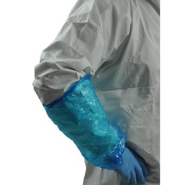 Manchette à usage court (sachet de 100) - bleu