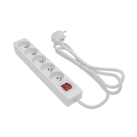 Rallonge multiprise avec interrupteur 5 x 16A - 2P + T