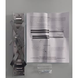 Traverse de jonction pour rail de porte à galandage