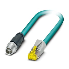 Câble de réseau Ethernet série NBC-M12 - droit - M12 - 4 pôles - 5 m - NBC-M12MSD/ 5,0-93E/R4AC