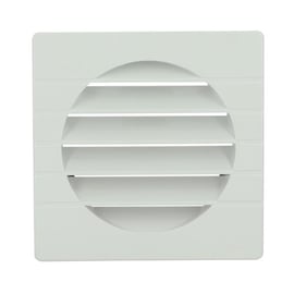 Grille d'aération GTEM spéciale façade pour tube PVC