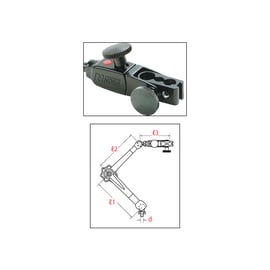 Base de comparateur complète NMG 71003 - Dimensions du socle (L x l x h) : 60 x 50 x 55 mm