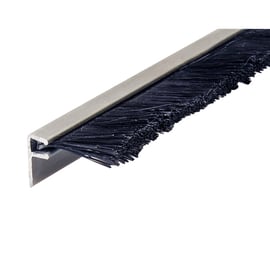 Profil brosse en F aluminium